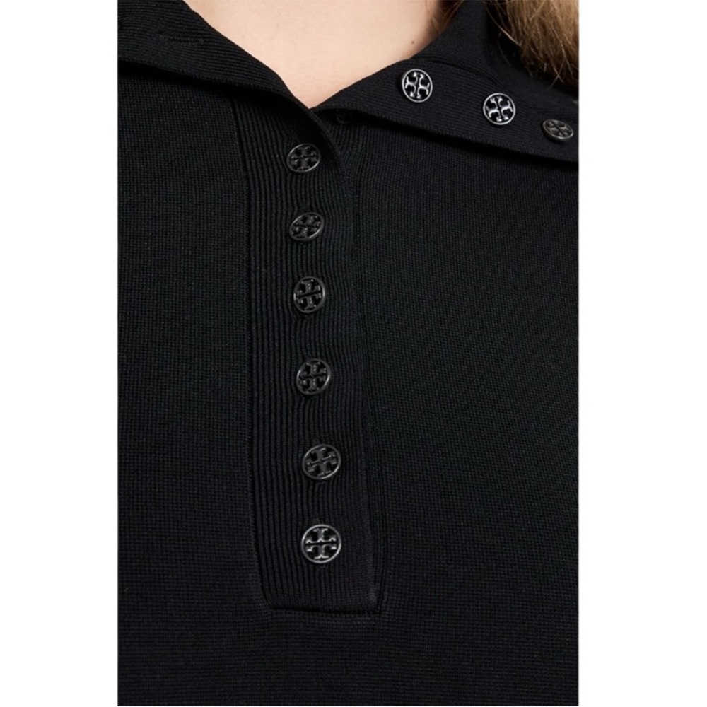 Tory Burch Black Midi Dress - Picture 3 of 6